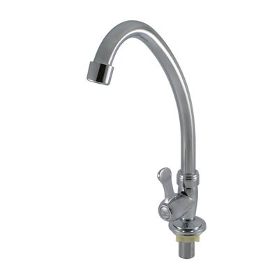 Μονόχρεμα 360 περιστροφής Chrome Finish Κουζίνα για σύγχρονο νεροχύτη κουζίνας