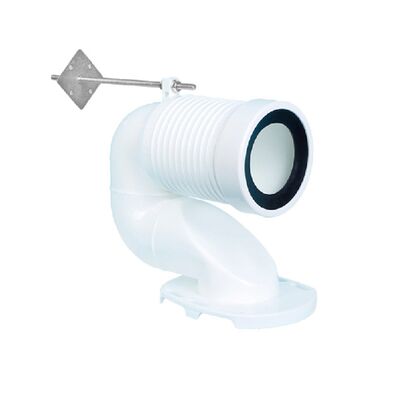 Εγκατάσταση σωλήνα αποχέτευσης τουαλέτας, ευθείας σωλήνας για αποχέτευση τοίχου προς το πάτωμα αποχέτευσης μετατροπής κοινή, καθολική μετατόπιση σωλήνα