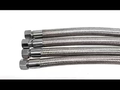 Ατσάλι από ανοξείδωτο χάλυβα διπλό κλειδί ευέλικτο σωλήνα ντους για επιστροφή και αντικατάσταση του μπάνιου