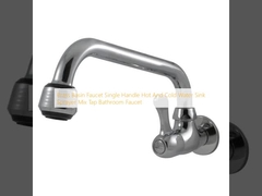 Κεραμβίτης μπανιέρας από χαλκό με ένα χερούλι, ψεκαστήρας νερού θερμού και κρύου, ψεκαστήρας νεροχύτης μπάνιου