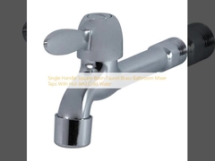 Μονόχειρα τετραγωνική λεκάνη βρύση χάλκινο μπάνιο βρύσες αναμειγνυτής με ζεστό και κρύο νερό