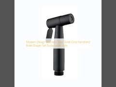 Σύγχρονη σχεδίαση Ατσάλινη τουαλέτα Ψυχρή χειροκίνητη Bidet πάνα σετ Αειφόρο στυλ