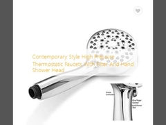 Σύγχρονο στυλ θερμοστατικές βρύσες υψηλής πίεσης με φίλτρο και κεφαλή ντους χειρός