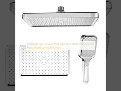 Χωρισμένο υψηλής πίεσης τοίχος τοποθετημένο στο χέρι Κεφαλή ντους εξοικονόμηση νερού