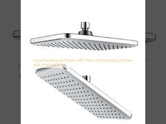 Μεγάλο ορθογώνιο ντους ABS πλαστικό ηλεκτροπληρωμένο ντους με γυαλισμένο φινίρισμα