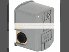 Διακόπτης πίεσης επαφής χαλκού 30-50psi θηλυκό 1/4