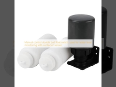 Χειροκίνητος διακόπτης διπλής πλωτής μπάλας, χρησιμοποιείται για την παρακολούθηση της στάθμης του νερού με αισθητήρα επαφέα.