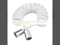 Ελαστικός υδραυλικός σωλήνας τουαλέτας Bidet Sprayer Συνδέστε σωλήνα για PU τηλεφωνική γραμμή στυλ