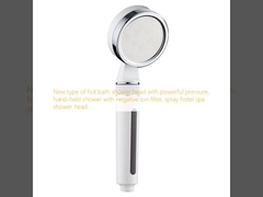 Νέος τύπος ζεστό μπάνιο ντους με ισχυρή πίεση, χειροκίνητο ντους με αρνητικό φίλτρο ιόντων, ψεκασμό ξενοδοχείο spa ντους