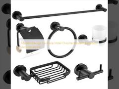 Σύγχρονος Σχεδιασμός Σετ Εξαρτημάτων Μπάνιου Ξενοδοχείου Χρωμίου Έξι Τεμαχίων