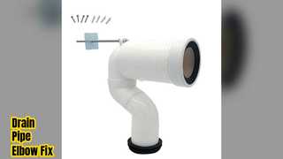 Διόρθωση αγκώνα σωλήνα αποστράγγισης τουαλέτας