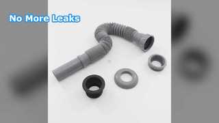 Εύκαμπτος σωλήνας αποστράγγισης νεροχύτη Εύκολη εγκατάσταση