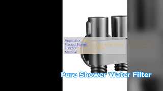 Φιλτραρισμένη κεφαλή ντους για καθαρότερο νερό